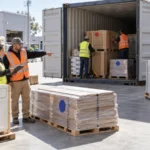 HOMESEE-Decor 03 container load zone destination unloading priority map for interior materials sourcing and project design