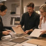 HOMESEE-Decor 03 finish sample viewing conditions protocol for interior materials sourcing and project design