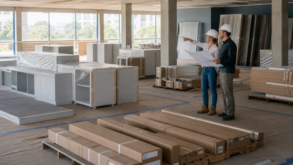 How to Plan Installation-Sequence Delivery for Mixed Interior Materials