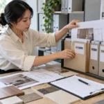 HOMESEE-Decor 03 submittal file naming revision control interior procurement for interior materials sourcing and project design