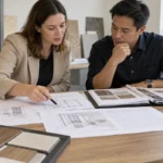 HOMESEE-Decor 04 drawing specification revision cross reference before production for interior materials sourcing and project design