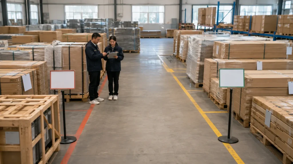Warehouse Quarantine and Release Board for Consolidated Project Materials
