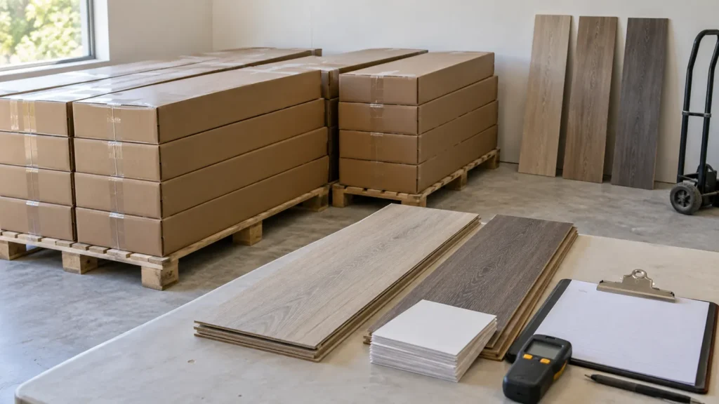 Flooring Carton Acclimation and Moisture Evidence Handover