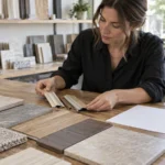 HOMESEE-Decor 05 flooring transition profile edge condition coordination log for interior materials sourcing and project design