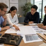 HOMESEE-Decor 06 building materials procurement responsibility matrix for interior materials sourcing and project design