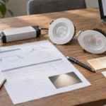 HOMESEE-Decor 06 lighting color temperature dimming input matrix for interior materials sourcing and project design