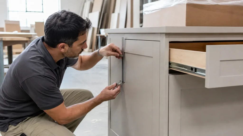 Cabinetry Door and Drawer Alignment Inspection Record Before Packing
