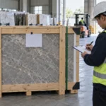 HOMESEE-Decor 07 stone crate face edge protection opening inspection for interior materials sourcing and project design