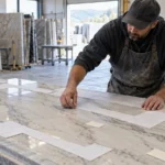 HOMESEE-Decor 07 stone slab vein direction piece allocation register for interior materials sourcing and project design