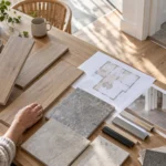 HOMESEE-Decor 08 flooring room direction transition drawing review ordering for interior materials sourcing and project design