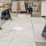 HOMESEE-Decor 08 tile dry lay approval record pattern shade cuts for interior materials sourcing and project design