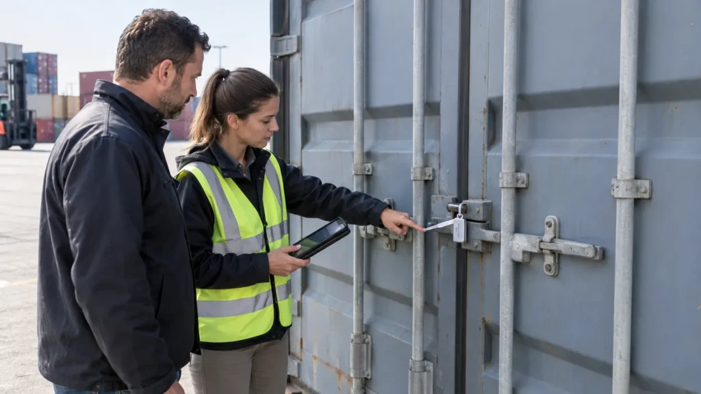Container Seal Handover Chain of Custody for Mixed Project Cargo