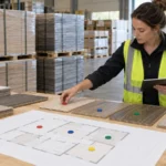 HOMESEE-Decor 09 flooring carton room batch allocation register for interior materials sourcing and project design