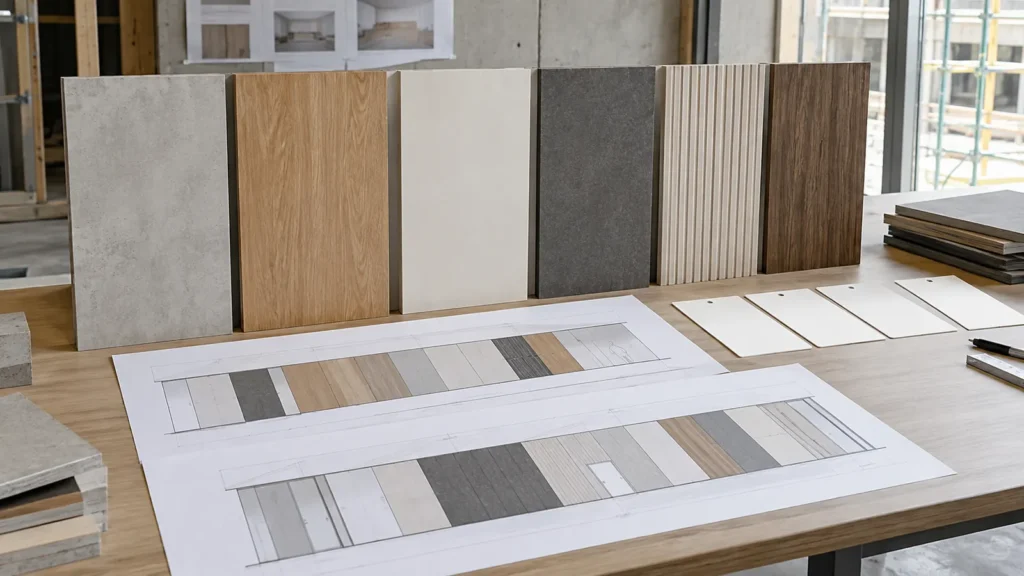 Wall Panel Sequence and Orientation Zone Map