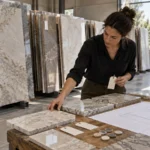 HOMESEE-Decor 10 stone tile slab piece provenance register project supply for interior materials sourcing and project design
