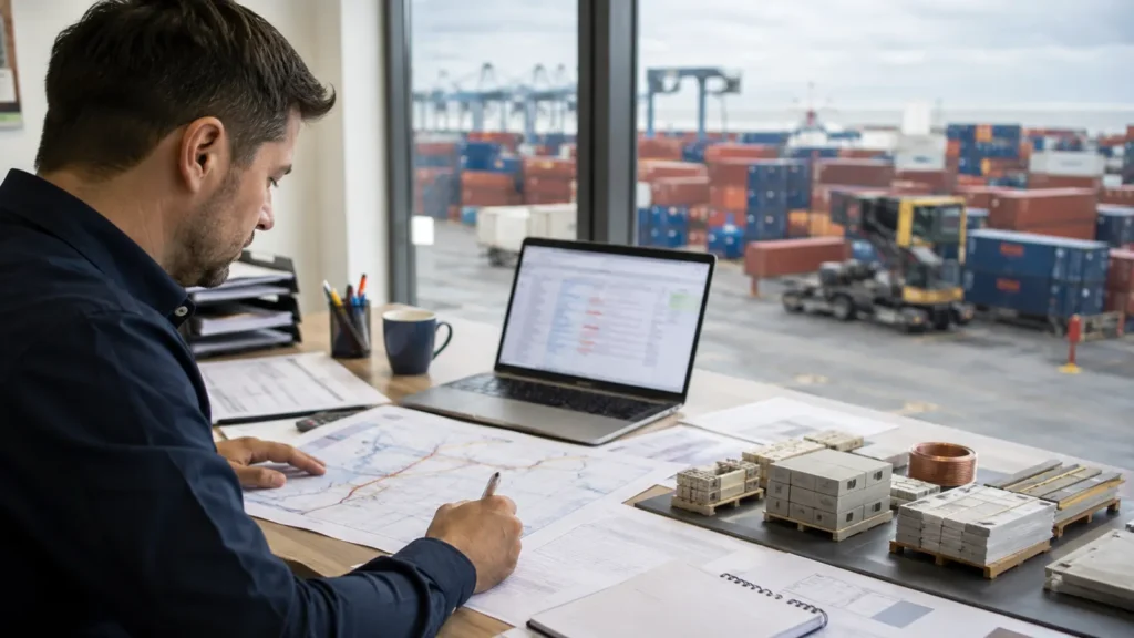 Transport Booking Data Readiness Record for Mixed Building Materials